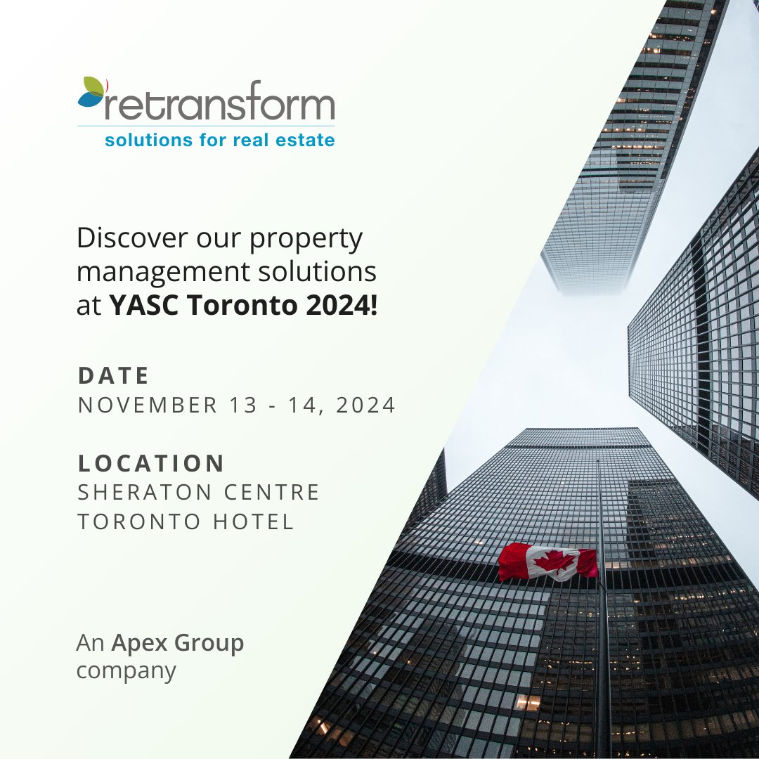 retransform's tweet image. 🤝 Join us at 𝗬𝗔𝗦𝗖 𝗧𝗼𝗿𝗼𝗻𝘁𝗼 as we showcase our partnership with Yardi® at 𝗧𝗮𝗯𝗹𝗲 #𝟳! 

Meet our team to learn how we can support you with our data migration, custom reporting, and software implementation solutions. 

#YASCToronto #PropTechInnovation #YardiPartner