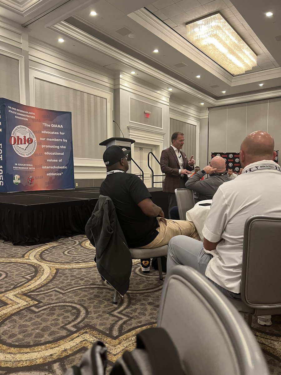 Thank you to <a href="/RossBjorkAD/">Ross Bjork</a> for a great presentation at the <a href="/ohioiaaa/">OIAAA</a> conference! Lots of nuggets on leadership and why it matters!