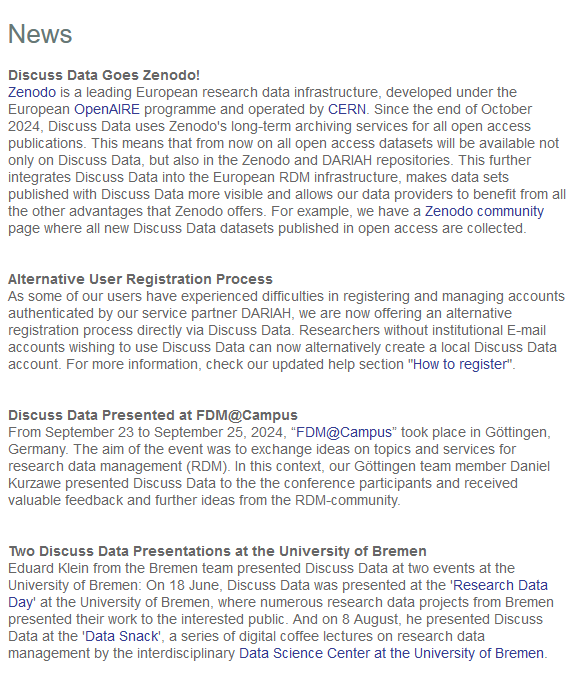 DiscussD's tweet photo. Today we sent out the new newsletter to our subscribers - with news and updates from Discuss Data. Would you like to receive it too? Subscribe here for free: https://t.co/R9Tded4NM2 https://t.co/G4ZwB3TiE2