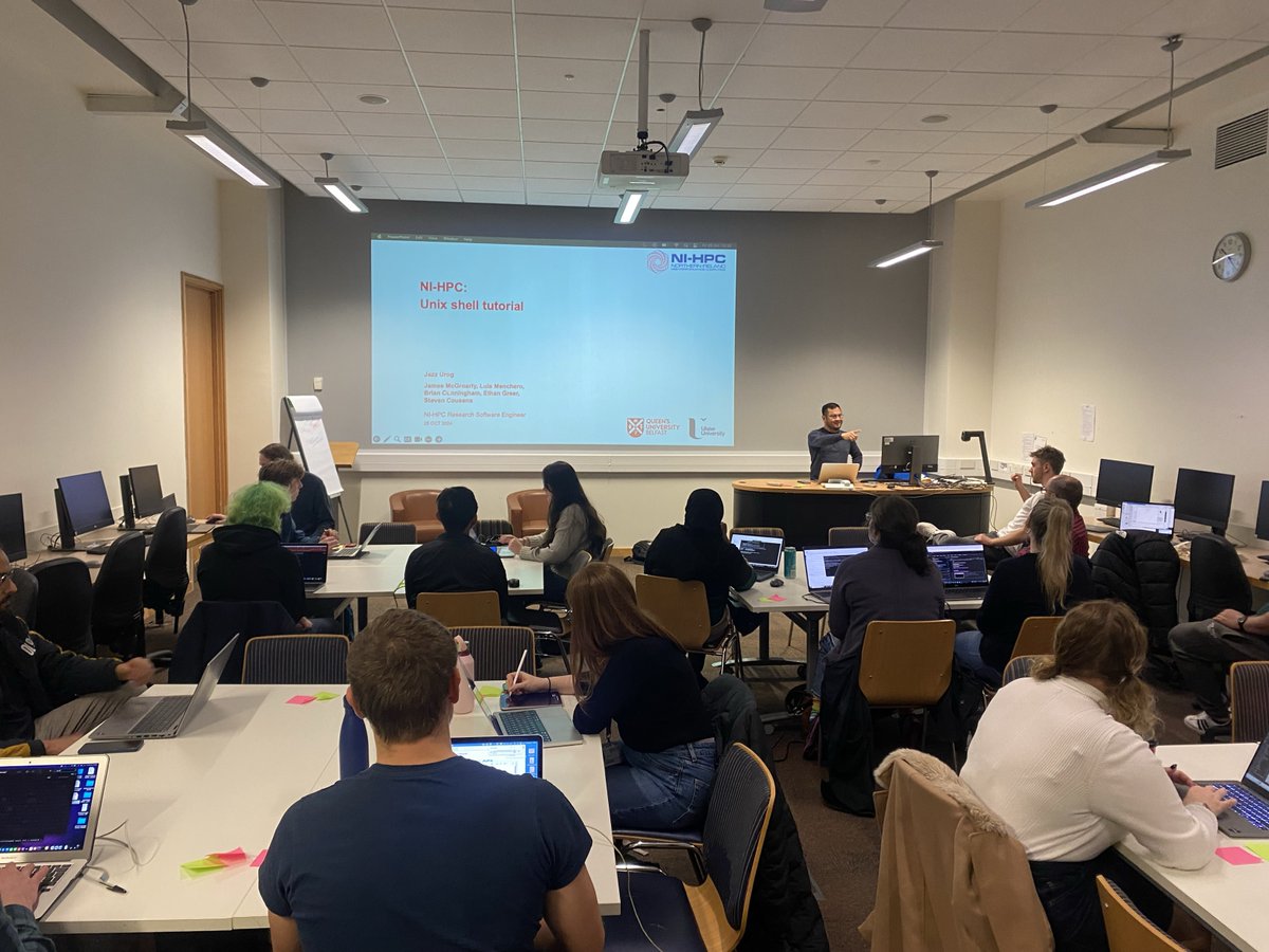Full house at our first NI-HPC Unix Shell Tutorial with Krister Jazz Urog with 100% of participants saying they would recommend the course to colleagues!
More from Jazz in the coming weeks! 🖥️ 💡 🧑‍🏫