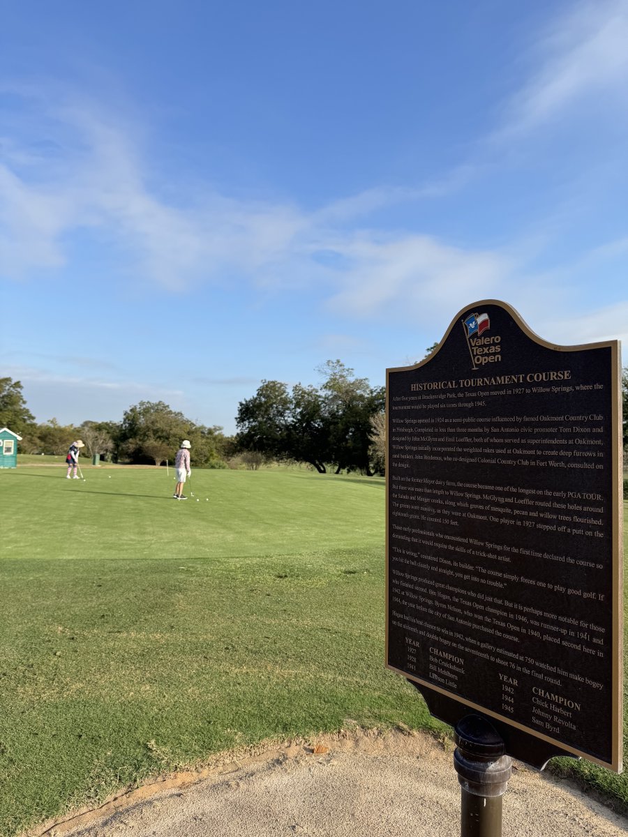 AlamoCityGolf's tweet photo. The re-grassed putting and chipping greens are now open for practice at Willow Springs!
#golfwillowsprings #platinumpaspalum #newgrass https://t.co/nnwK4UVHwq
