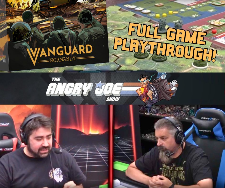 WarlordGames's tweet photo. Watch Angry Joe play a full game of Vanguard: Normandy! https://t.co/HW6IKIctiq
#warlordgames #warlord #wargaming #tabletopgaming #tabletopgames #vanguard #vanguardnormandy #vanguardboardgame #kickstarter #angryjoe #twitch https://t.co/n8OBBX54ke