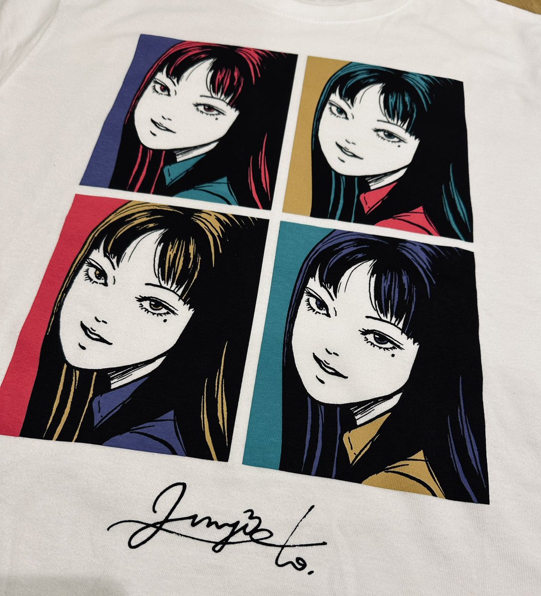 kaka3298's tweet photo. 良い感じのオックスフォードのシャツを探し出歩いてたはずなのに富江Tシャツ買ってた https://t.co/EbXldLuKnf