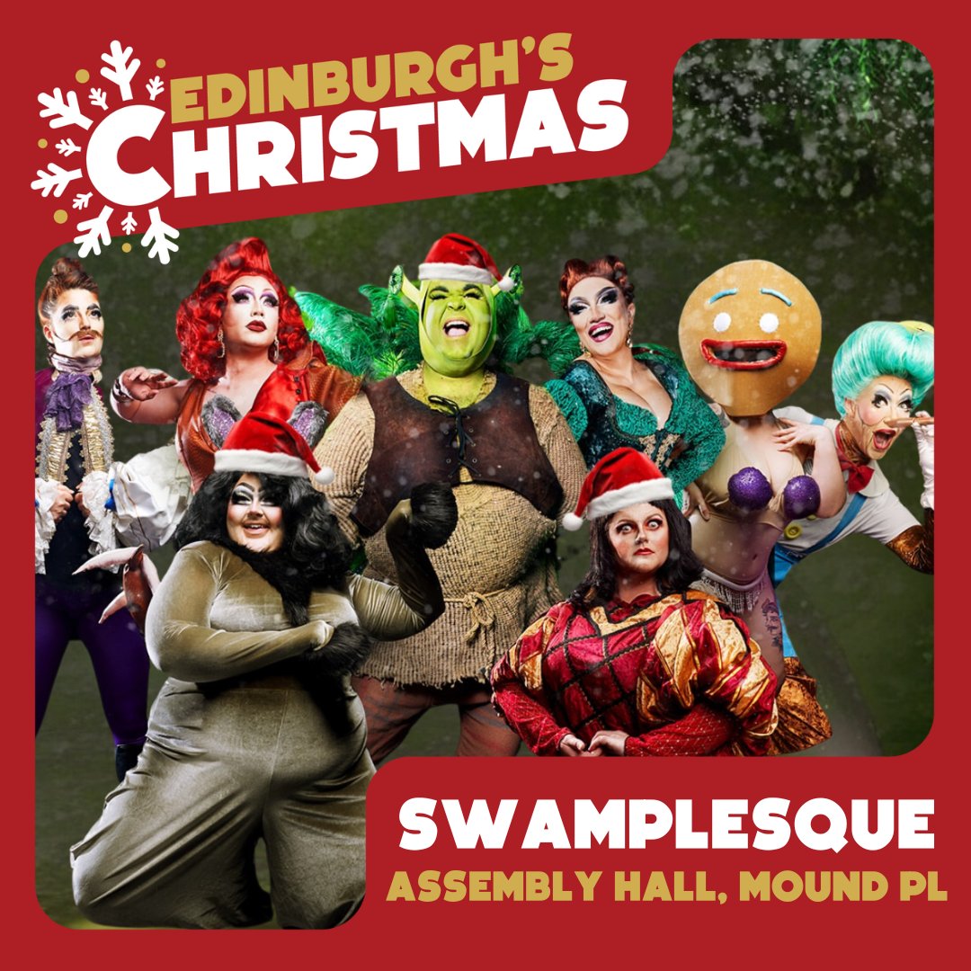 Edxmas's tweet image. Looking a sprinkle of showbiz this December? ❄️🎭

Whether you're looking for some family fun or something for the best Christmas night out Assembly hall has it all!

🎟🔗edwinterfest.com/edinburgh-chri…