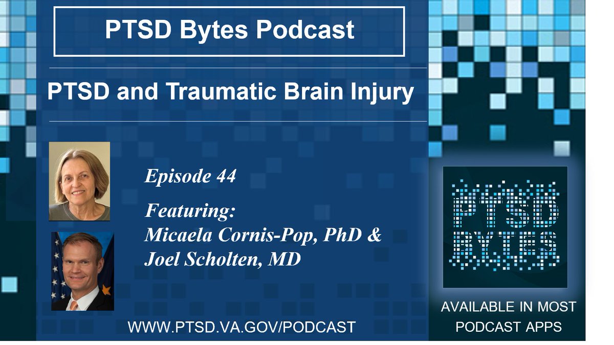 VA_PTSD_Info's tweet photo. “There is no one symptom that happens only after a traumatic brain injury,” but headaches, poor concentration, irritability, and dizziness are common. Tune into #PTSDBytes to learn more about #TBI. https://t.co/rhl92YpVMW