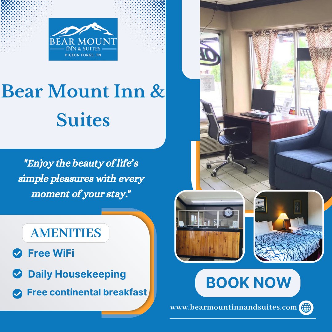 bearmountinnpf's tweet photo. Escape to Bear Mountain Inn and Suites, where cozy rooms, a fitness center, and a seasonal outdoor pool await. 🏞️🌟 Perfect for relaxing after a day of adventure! Book your stay today from https://t.co/sKFUFYHqyP for more info #BearMountainInn #OutdoorAdventure #FitnessCenter https://t.co/eamwibljoQ