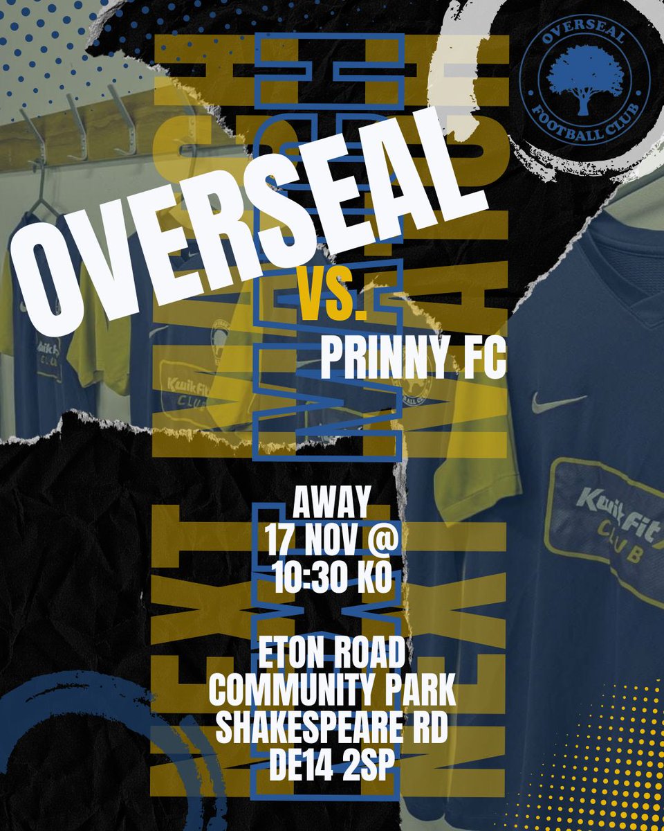 Coming up!
A cup tie against Prinny FC!

Come on the SEAL!!!!