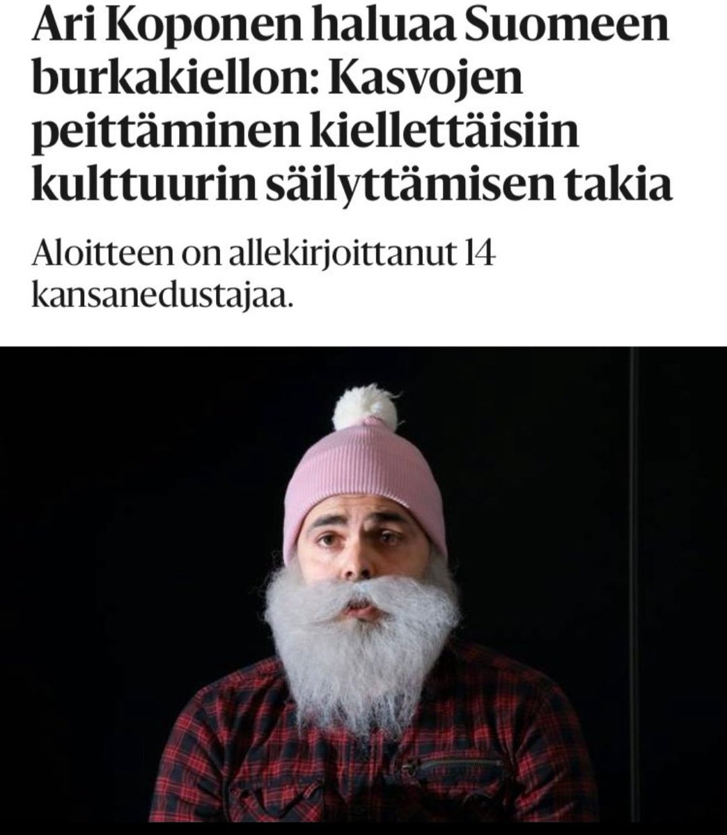 Annan Hesarille kymmenen pistettä ja papukaijamerkin kuvavalinnasta. 🤣