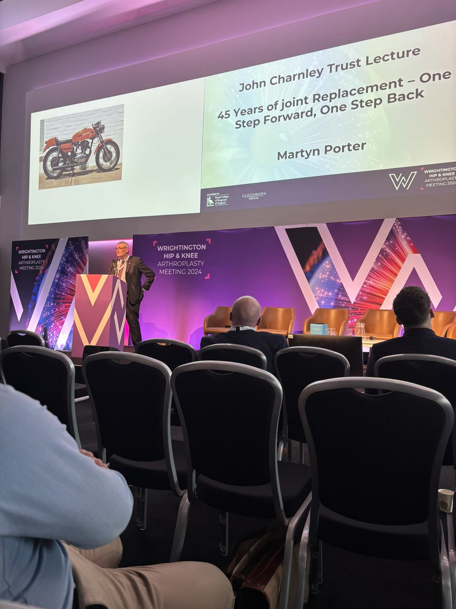 Richard Unsworth (@rich_unsworth) on Twitter photo #WIAM2024 draws to an end with The John Charnley Trust Lecture by another legend of orthopaedics <a href="/MartynPorter1/">Martyn Porter</a> #WIAM2024 draws to an end with The John Charnley Trust Lecture by another legend of orthopaedics <a href="/MartynPorter1/">Martyn Porter</a>