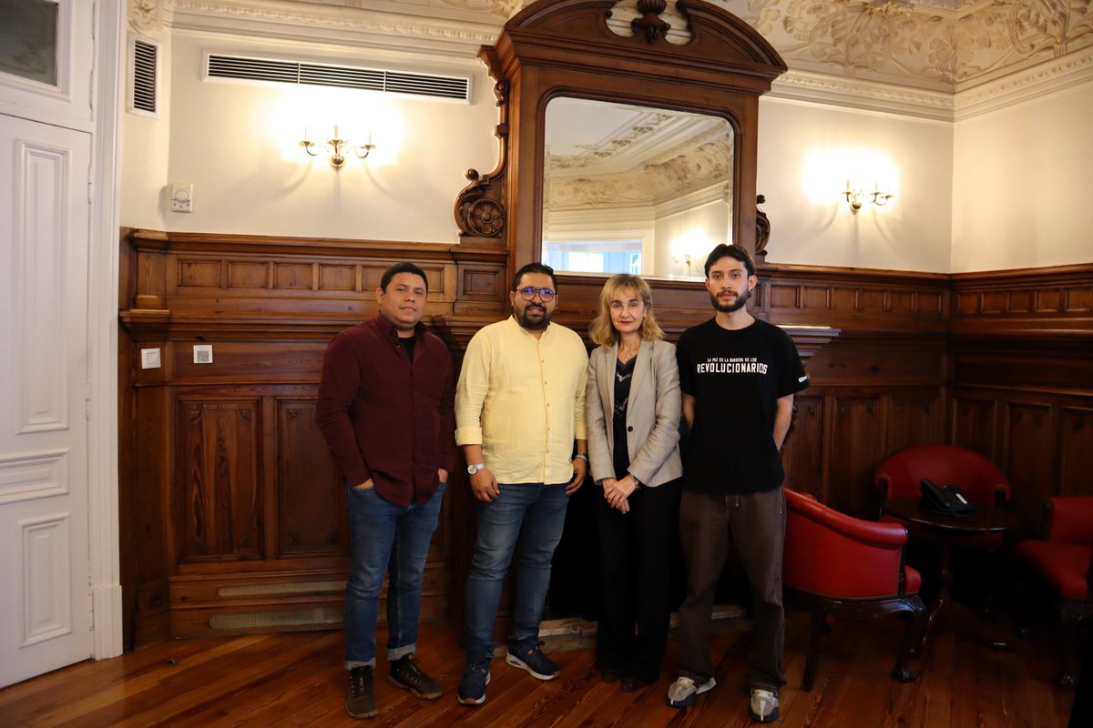 FLazosDignidad's tweet photo. ¡Qué emocionante! La colaboración entre @icabizkaia, @FLazosDignidad, la diputada Silvia Gutiérrez Vallejo y el presidente Gustavo Gallardo es un paso crucial hacia la consolidación de la paz y la democracia en Colombia. https://t.co/B4jwJuip81