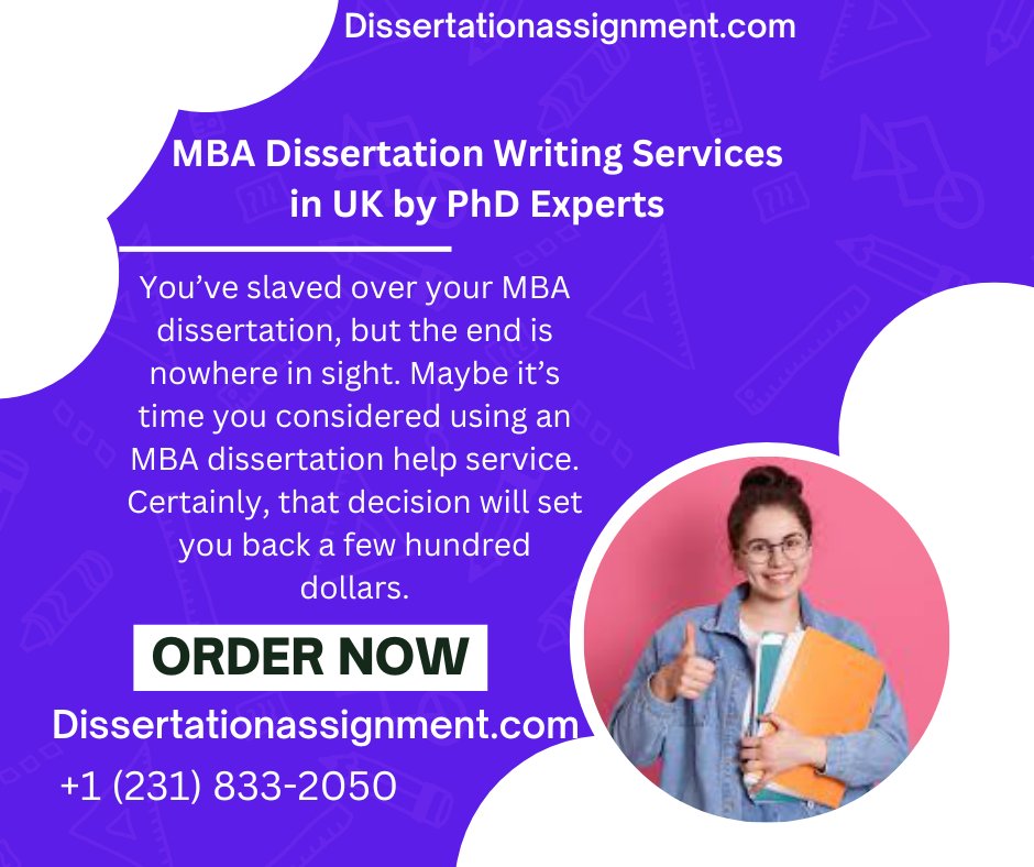Payessaywriting's tweet image. #MBADissertationWriting 
#MBADissertationWritinginUK 
#MBADissertationinUK 
#MBADissertationExperts
.
Contact Us: wa.link/r8suly
+1 (231) 833-2050
Order Now Via: dissertationassignment.com
.
.
#MBAWritingExperts
#MBAServicesExperts
#DissertationPhDExperts
#MBAPhDExperts