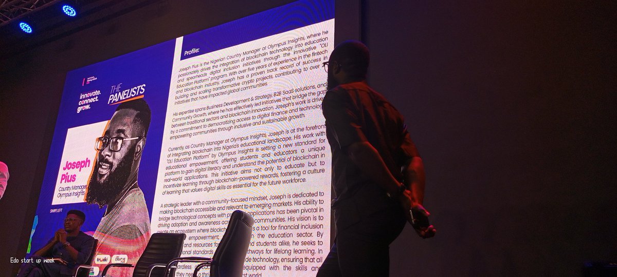 OLiNigeria's tweet image. Day 1 at the Edo State Start-up week #techstars. Country Manager @JosephPius_ had an interesting panel where he spoke extensively on Adaptive learning models for education using the #OLi platform powered by @OlympusInsights as a driver for life long learning. It was Lit 🔥