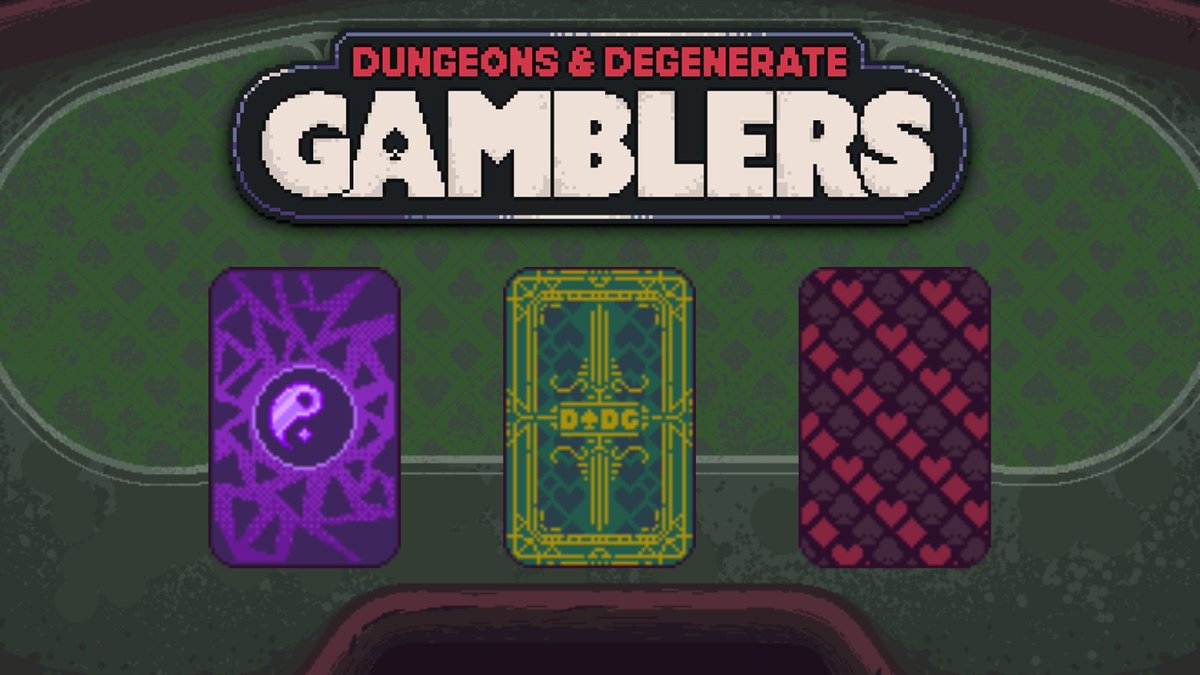 We’ve got some VERY exciting arty editions coming soon to Dungeons &amp; Degenerate Gamblers including some of your very own designs!

Thanks to lovely Discord members toneblock (1) Hashi (2) and Roaxial (3) for these new designs! Watch this space, there's more coming...