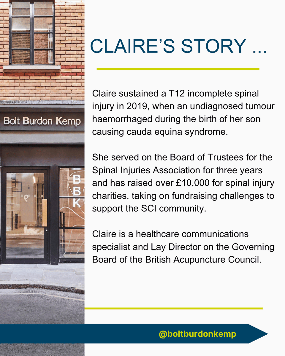 BoltBurdonKemp's tweet photo. Meet @ClaireRMartin, one of our fantastic judges for our #DesigntheChange Competition: https://t.co/SXVmmFLBXp
The competition invites students to invent a product aimed at improving the lives of people with a #spinalcordinjury and to be in with a chance of winning £5,000. https://t.co/3kD32buRQb