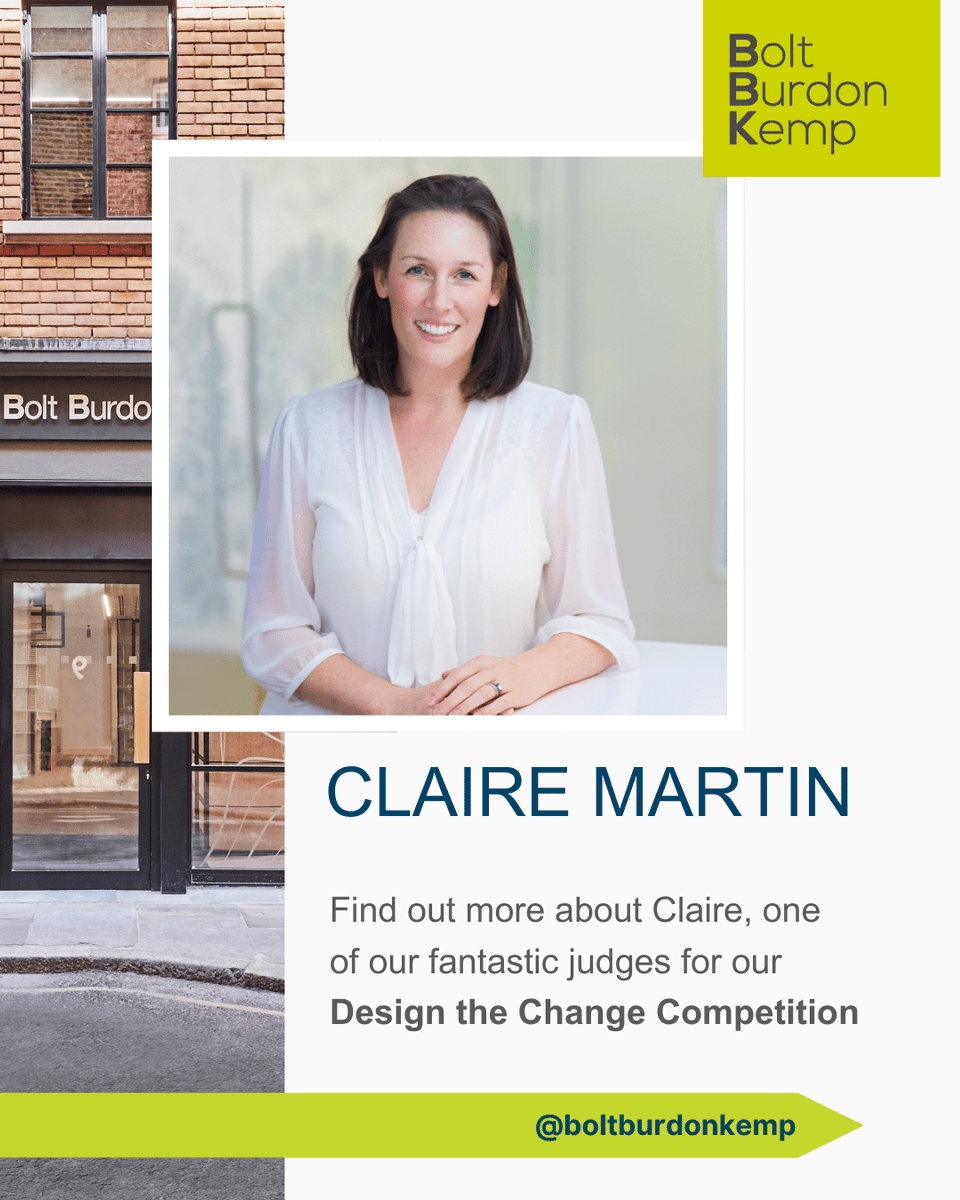 BoltBurdonKemp's tweet photo. Meet @ClaireRMartin, one of our fantastic judges for our #DesigntheChange Competition: https://t.co/SXVmmFLBXp
The competition invites students to invent a product aimed at improving the lives of people with a #spinalcordinjury and to be in with a chance of winning £5,000. https://t.co/3kD32buRQb