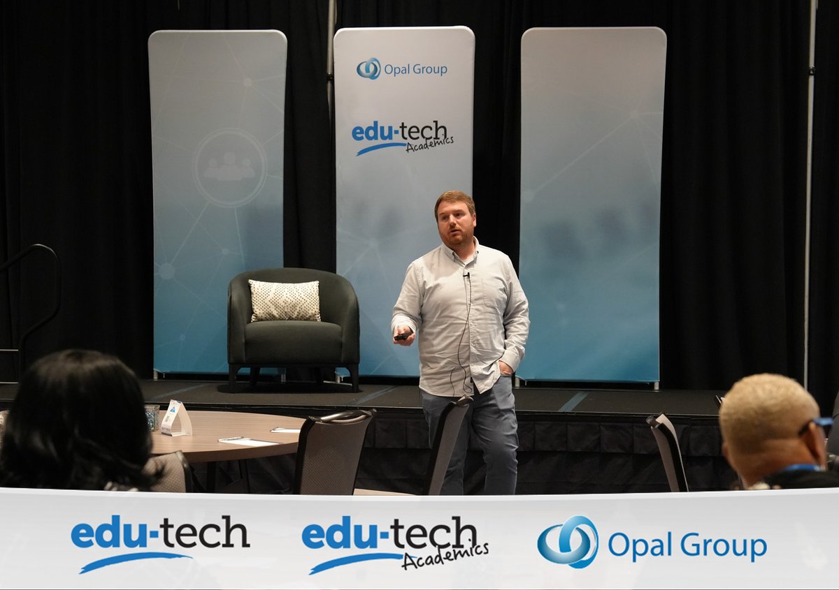 Opal_Group's tweet image. 🎮 Video Games as a Force for Good

Tony Gragnani, President of the Missouri Scholastic Esports Federation (MOSEF), inspired attendees with how video games are transforming student engagement and educational outcomes.

#Esports #GameBasedLearning #OpalGroup #EduTech