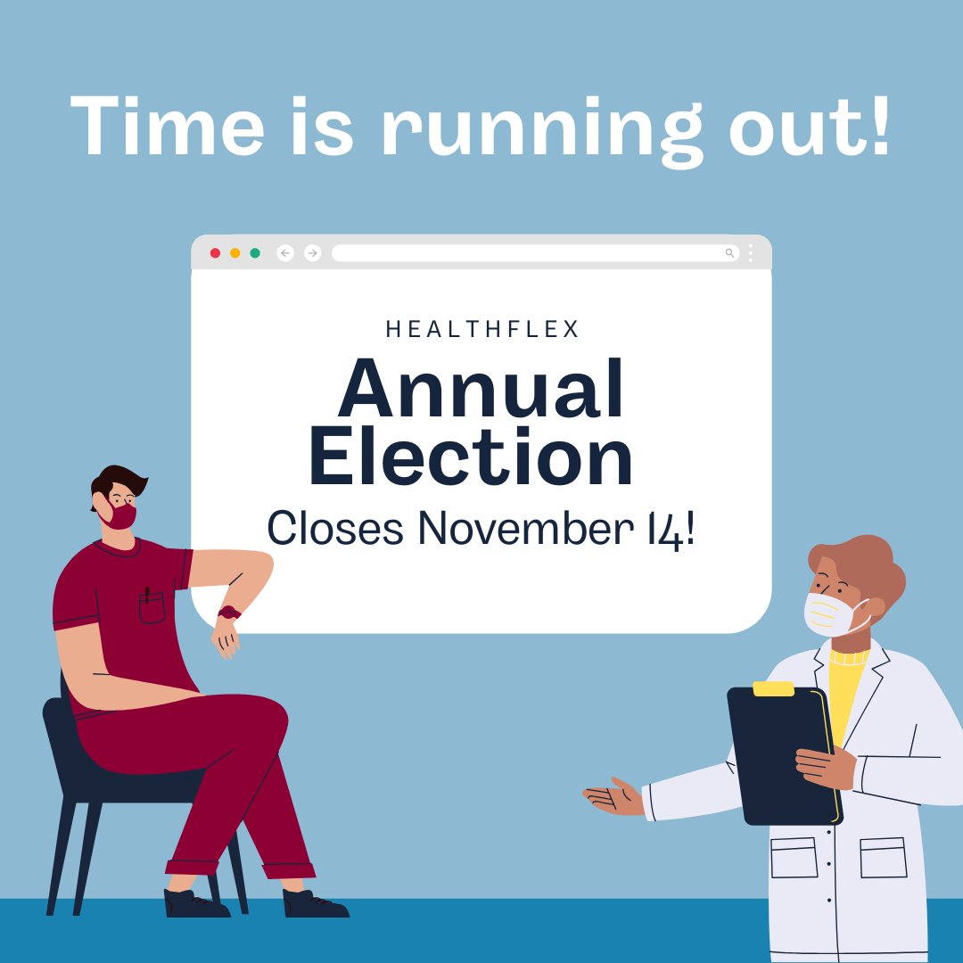 HealthFlex Annual Election ends November 14! Log in to Benefits Access or visit the link below to choose your 2024 health benefits before time runs out! #wellbeing #annualelection #HealthFlex #Alex
ow.ly/Bs6m50U2KAp