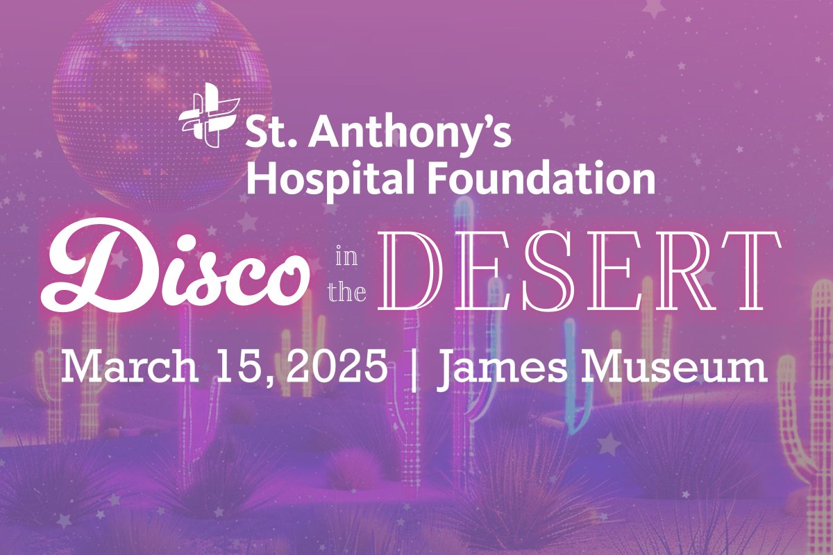 Join us for Disco in the Desert at the James Museum on March 15! Sponsorships available on our website now! 🌵