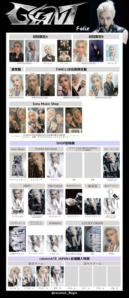 GIANT dominATE 会場限定 12/5 12/7 トレカ【ハン】