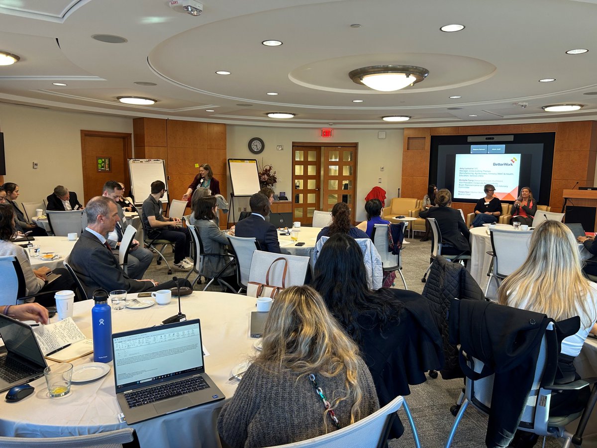 🌍 Today we kicked off the <a href="/Better_Work/">Better Work</a> Global Partner Forum in Washington, D.C.

Looking forward to insightful discussions on climate action, living wages &amp; more with speakers from @ILO, <a href="/IFC_org/">IFC</a>, <a href="/Cornell/">Cornell University</a>, &amp; our buyer partners.