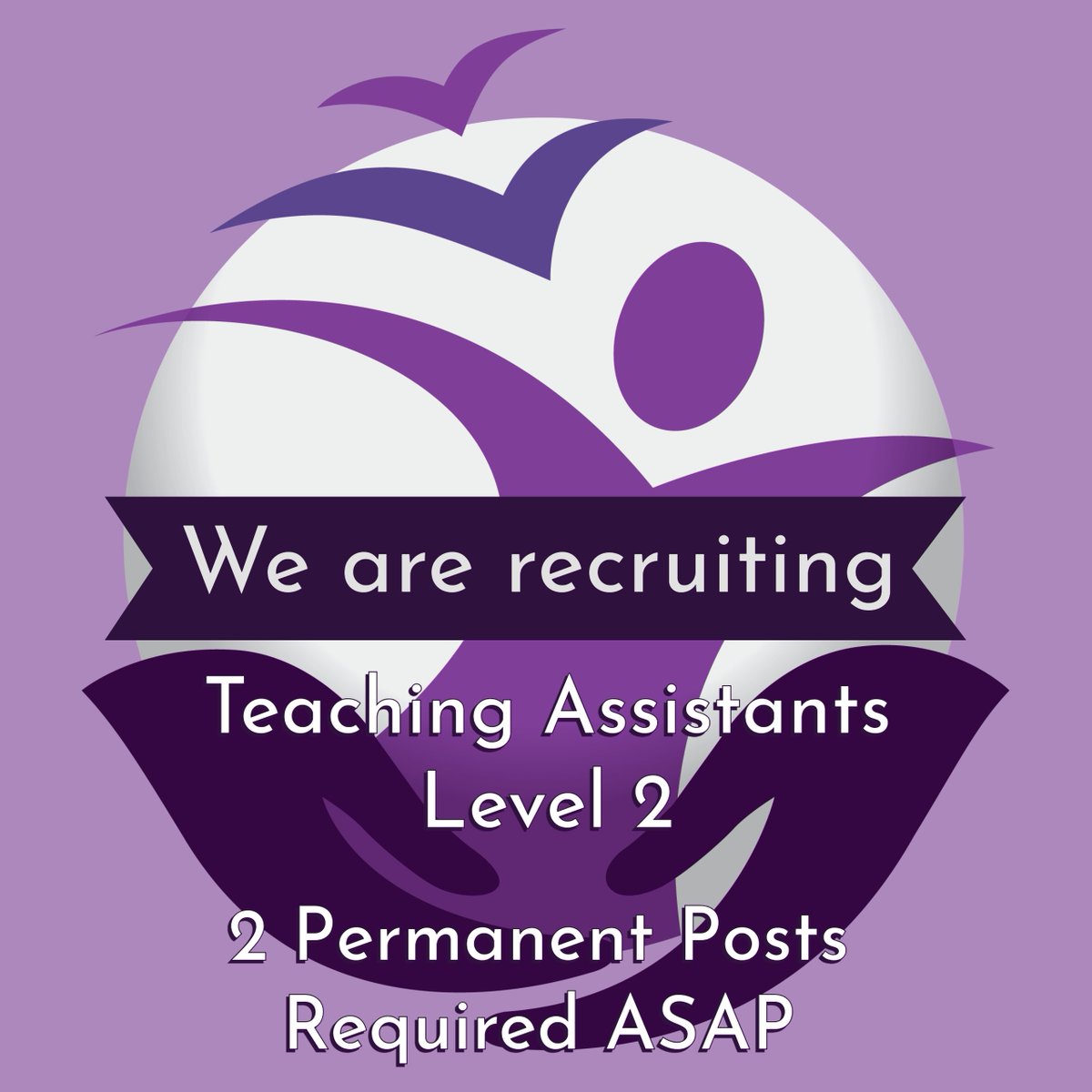 We are looking to recruit two permanent TA2 Teaching Assistants ASAP in order to meet specific student needs across school, which may include providing general support for students in either KS3, KS4 or KS5.

Please visit rumworth.co.uk/vacancies for more info
#wearerumworthschool