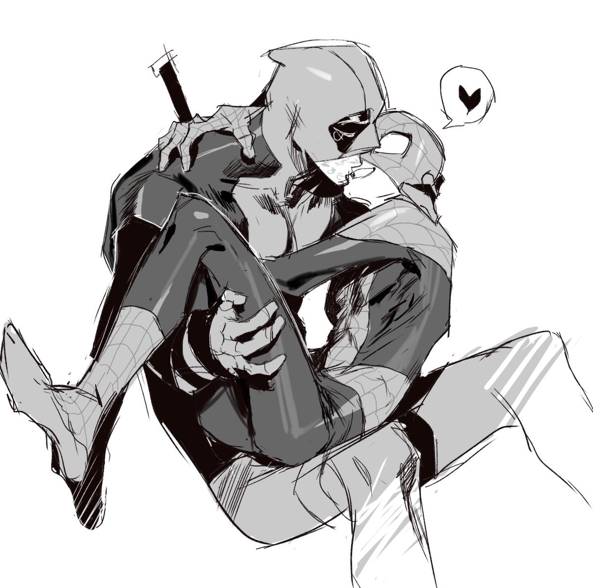 wIDbQmLobp23006's tweet photo. #Spideypool https://t.co/HoVY2vuxb0