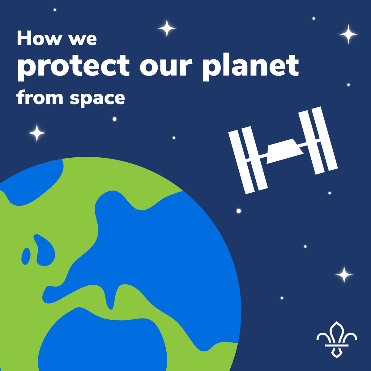 There are many ways space agencies, satellites and scientists help to protect our planet. Learn more with our activities supported by <a href="/SpaceGovUK/">UK Space Agency</a> and earn your Scouts Space themed badge at the same time: bit.ly/3Z1Ey2y #ProtectOurPlanet