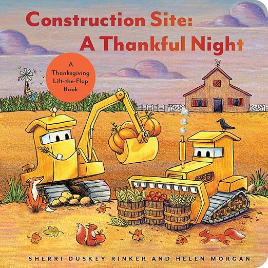 sincerelystacie's tweet image. The newest #boardbook in the Construction Site Holiday Series is here. Don&apos;t miss CONSTRUCTION SITE: A THANKFUL NIGHT by @SherriDuskey Helen Morgan @ChronicleKids sincerelystacie.com/2024/11/childr… #interactivebook #thanksgiving  #gratitude #kidsbook #booksforkids #readaloud #toddlerbooks
