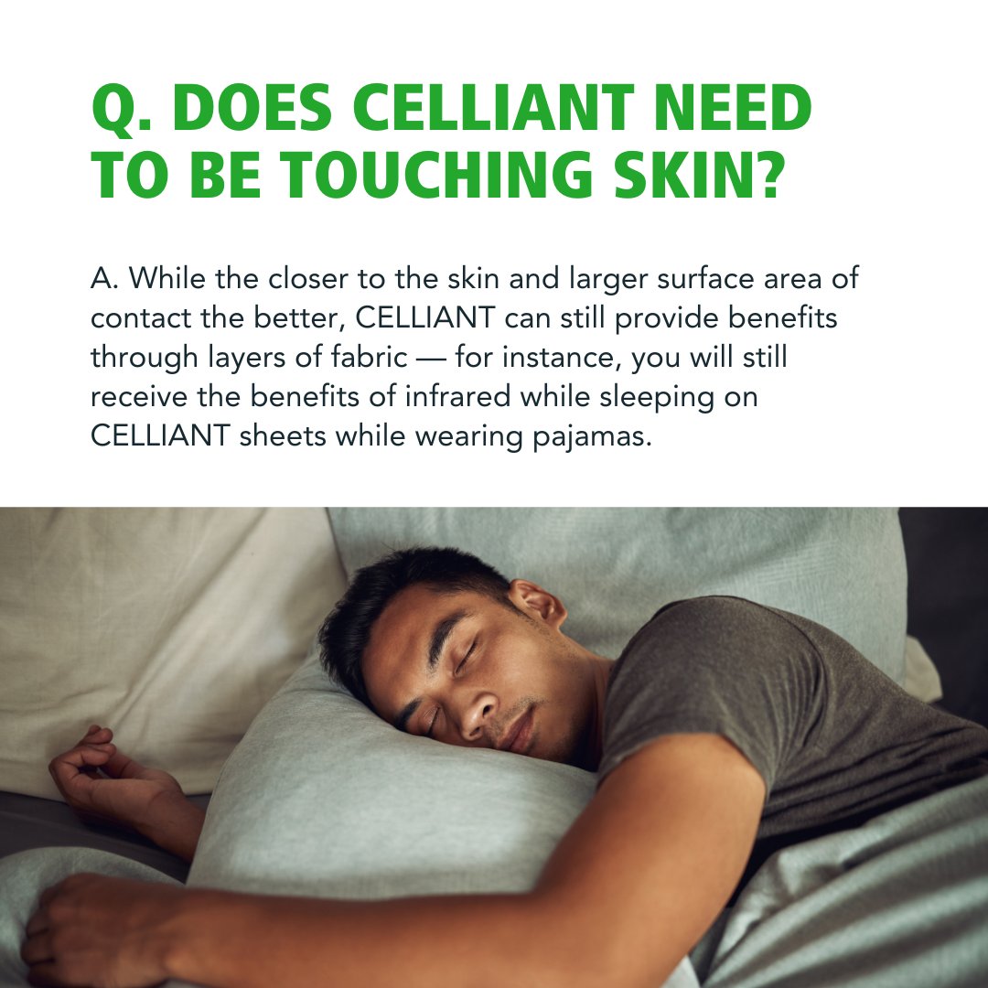 Celliant's tweet image. We&apos;re often asked, does CELLIANT work through multiple layers of fabric? The answer is yes, in most cases.

Learn more about how CELLIANT works: celliant.com/how-it-works/?… 

#PoweredByCELLIANT #InfraredTextiles #BioresponsiveTextiles #FunctionalFabrics #TextileInnovation