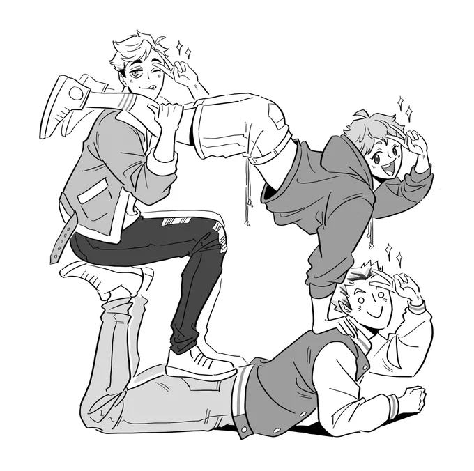 MSBY+ hanging out
#haikyuu 