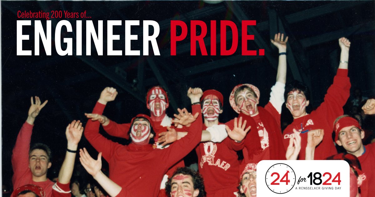 RPIAlumni's tweet photo. RPI has created many traditions throughout its 200 year history, most of which are still celebrated today! 

Instill the spirit of RPI to the next generation of students by making a gift at https://t.co/s7NZZkWrbx. 🔴

#RPI #RPIAlumni #24For1824 #RPI200 https://t.co/9zBQwGdOl5