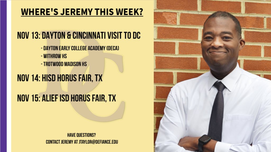 Defiance College Admissions tweet media