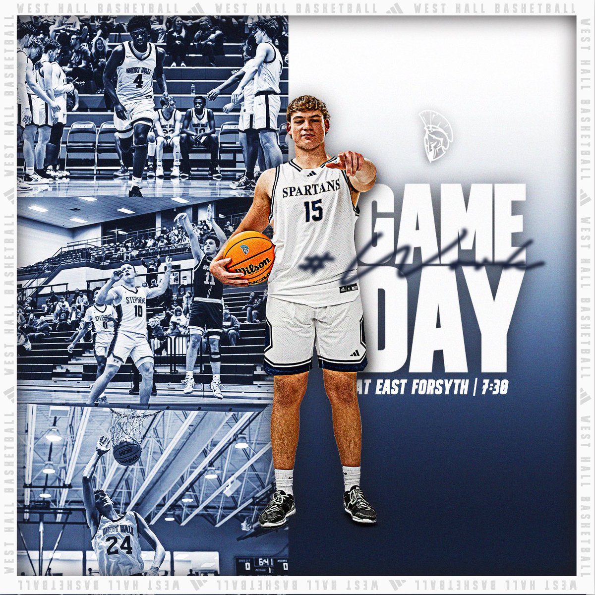 Good morning Sparta, it’s game day! 

📍East Forsyth
🕦JV Boys 6, V Boys 7:30
