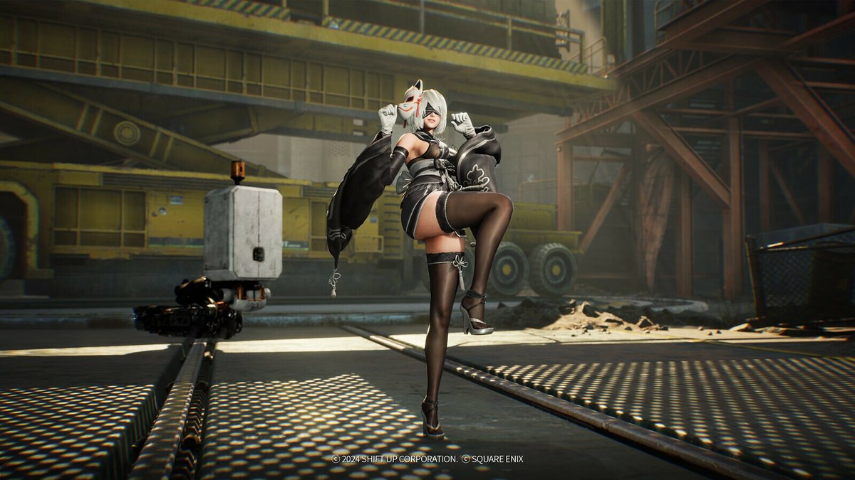 JVCom's tweet image. Stellar Blade, nouveaux détails du DLC NieR Automata :

- 4 nouvelles tenues pour EVE (hors NieR Automata)
- apparences de 2B et A2 pour EVE
- masque d'Emile pour Adam
- synchronisation labiale pour 6 langues, dont le français
- possibilité de modifier l'apparence du mode Tachy