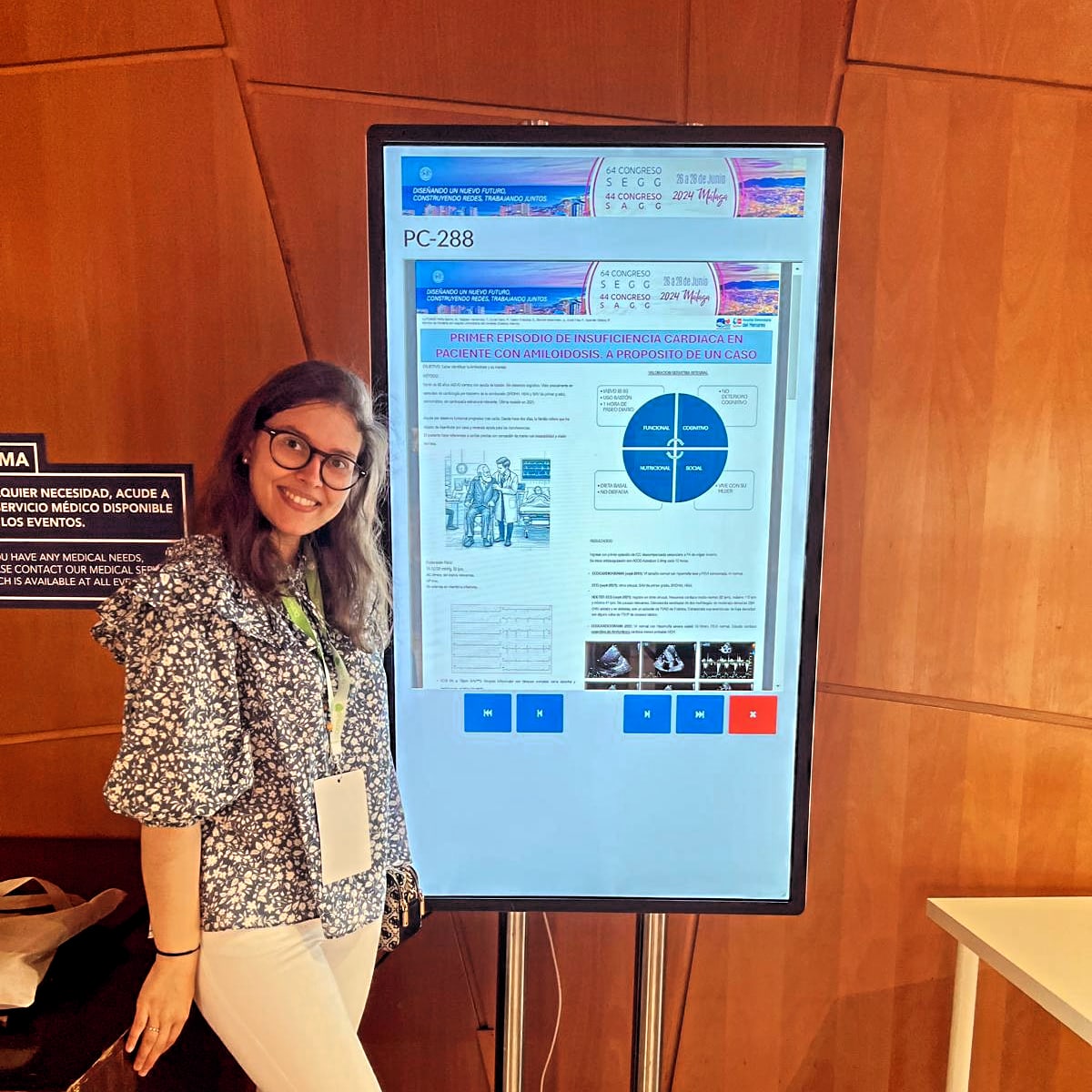 En el pasado #CongresoSEGG 2024, nuestra compañera, María Peña, presentó un caso sobre “Síndrome de hiperalgesia por opioides”, destacando la importancia de una prescripción adecuada para evitar la iatrogenia. #JovenesSEGG <a href="/seggeriatria/">SEGG</a>