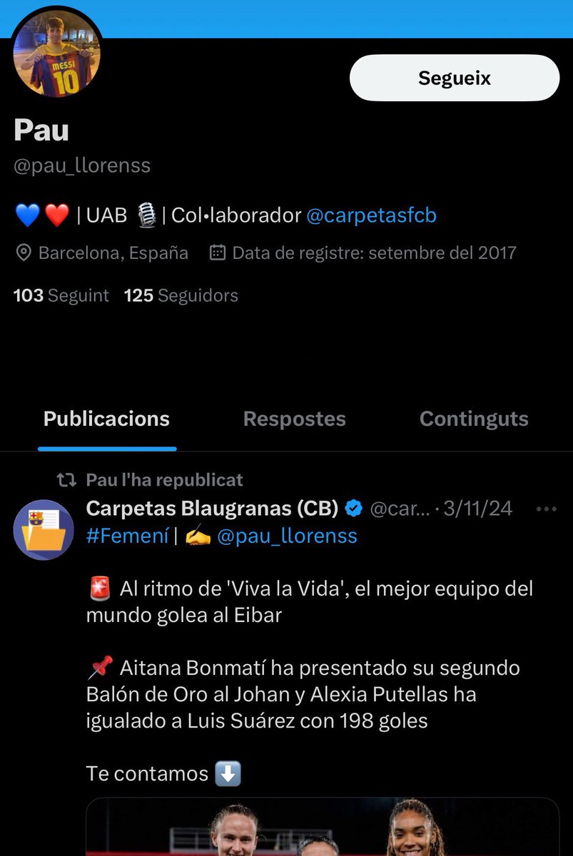 paullorensss's tweet photo. ‼️M’han bloquejat el meu compte principal de Twitter sense motiu aparent… A partir d’ara començaré a utilitzar aquest @paullorensss https://t.co/Bn5cyN0zaQ