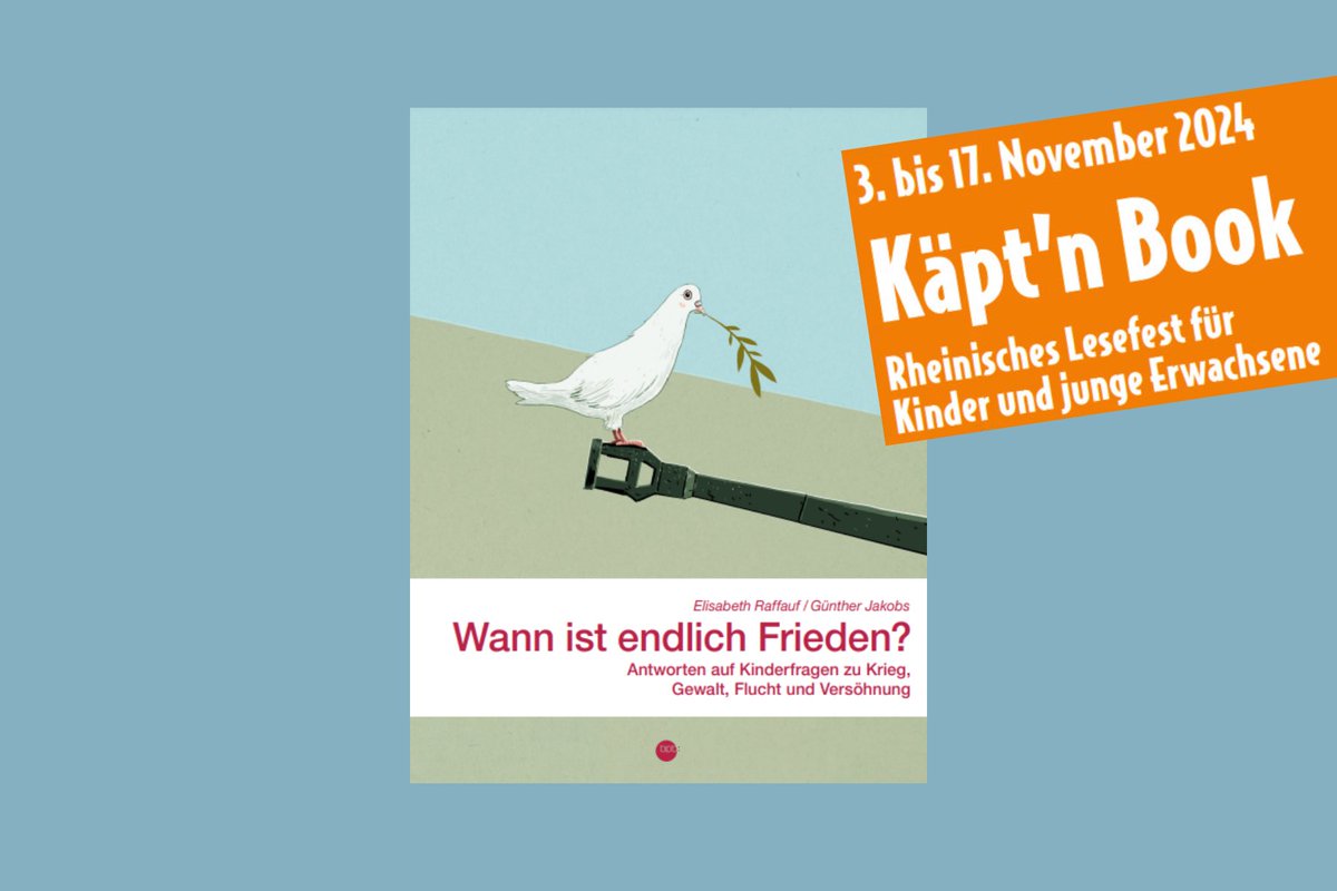 Wann ist endlich Frieden? Die Psychologin Elisabeth Raffauf beantwortet Kinderfragen zu Frieden, Gewalt und Versöhnung einfühlsam, sachlich und immer auf Augenhöhe. Am #Vorlesetag, den 15. November im bpb:medienzentrum Bonn für Kinder ab 7: bpb.de/555991