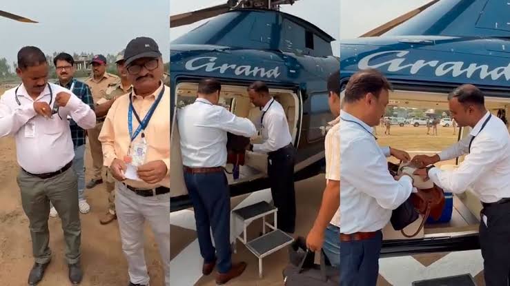 _officialpankaj's tweet photo. महाराष्ट्र के पूर्व मुख्यमंत्री उद्धव ठाकरे के हेलीकॉप्टर की एक बार फिर तलाशी लि जाने का मामला सामने आया शिवसेना बाला साहेब ठाकरे इस कार्रवाई से बेहद आक्रोशित है चुनाव आयोग ने साफ किया है कि आयोग एसओपी के मुताबिक कार्रवाई कर रहा है किसी नेता विशेष के खिलाफ कार्रवाई नहीं की जा रही https://t.co/pfHbgKdkii