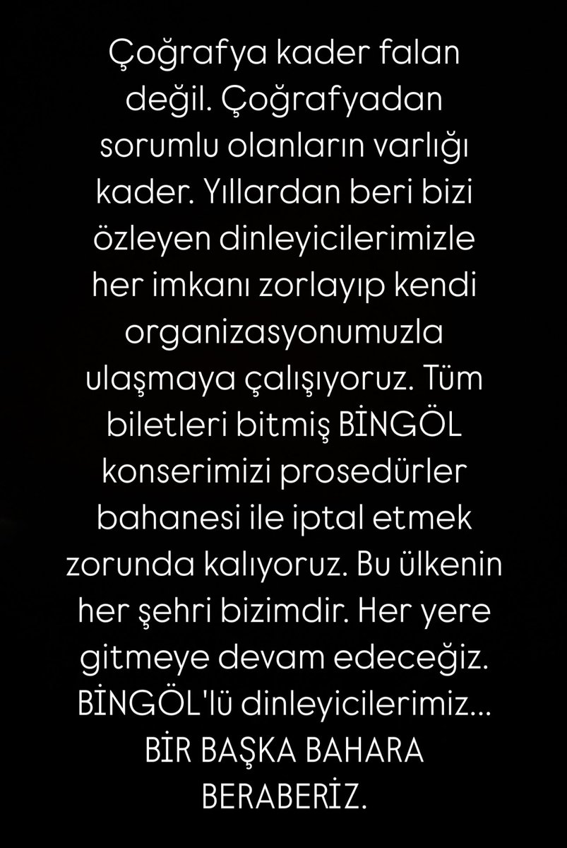 Bingöl... 💔
