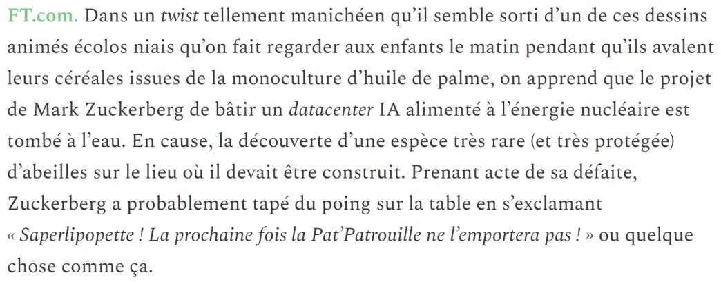 Ambroise Garel (Agar) (@akaagar) on Twitter photo Demain à 8h, recevez dans votre boîte mail le <a href="/PaveNumerique/">Le Pavé numérique</a>, la newsletter tech préférée des 5-7 ans fans de dessins animés.
Abonnement gratuit : lepavenumerique.substack.com Demain à 8h, recevez dans votre boîte mail le <a href="/PaveNumerique/">Le Pavé numérique</a>, la newsletter tech préférée des 5-7 ans fans de dessins animés.
Abonnement gratuit : lepavenumerique.substack.com