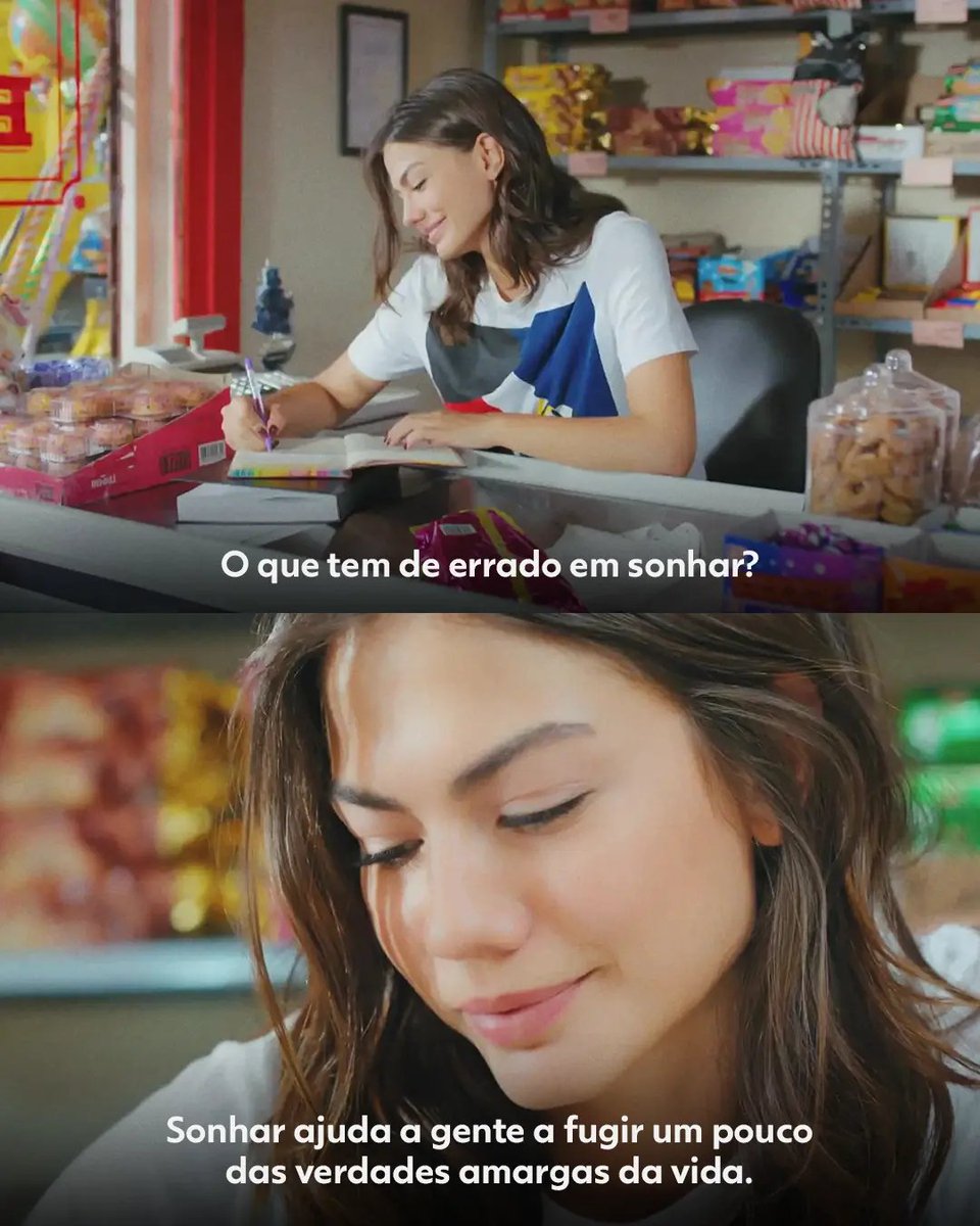 Foi aqui que eu aprendi que errado mesmo é não sonhar 🥰 

#ASonhadora