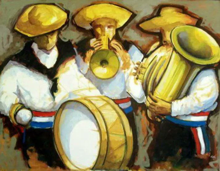 Aunmejor44's tweet photo. "Yo te muestro a Paraguay"
Pintor paraguayo Delfin Roque Ruiz Pérez (Koki  Ruiz)1957. https://t.co/ny2EyHpGdu