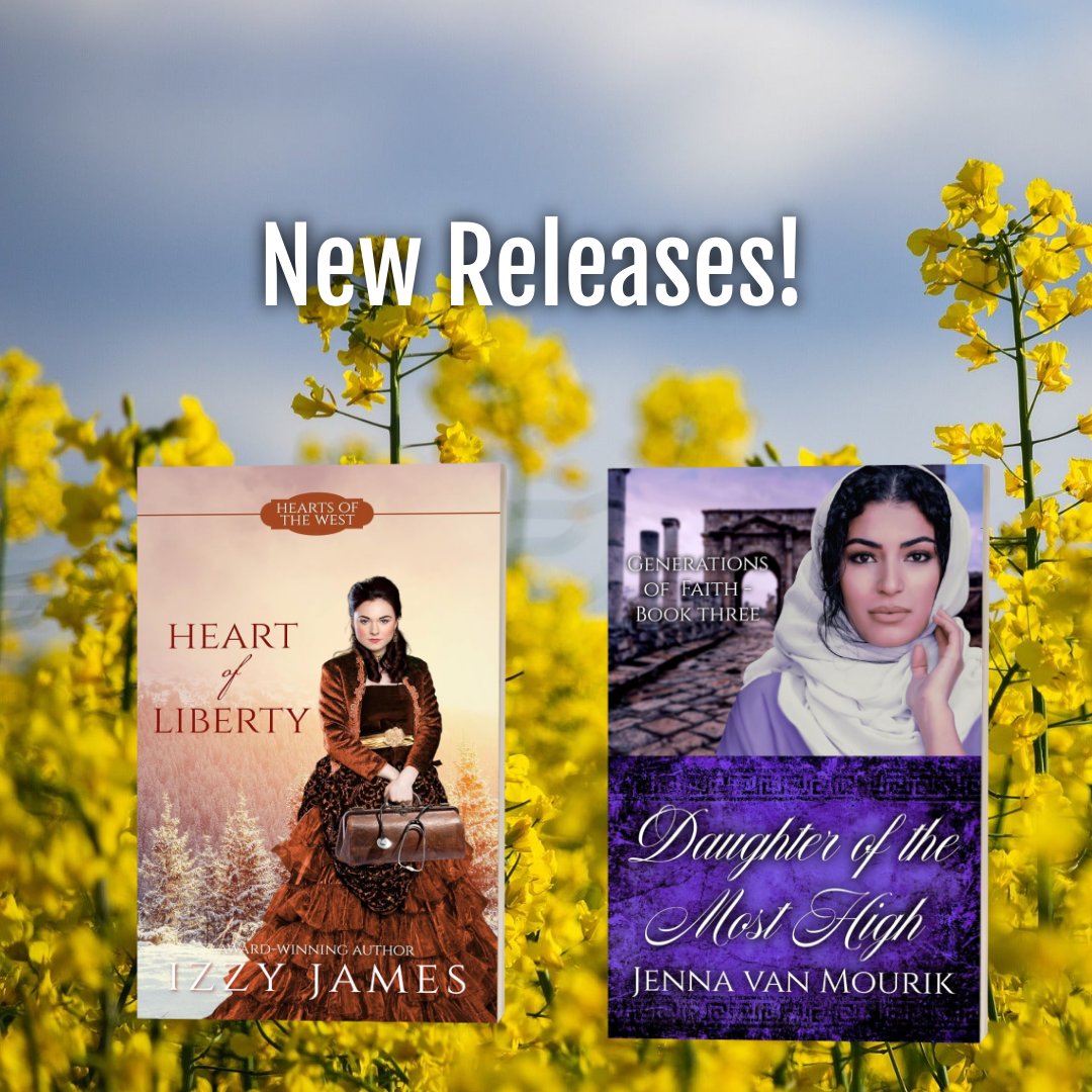BarbaraMBritton's tweet photo. Happy launch day to #JennaVanMourik and #IzzyJames.
It's New Release Tuesday!
#HistoricalFiction #newreleases #ChristianFiction #BookTwitter #booklovers https://t.co/JvCnFwViWW