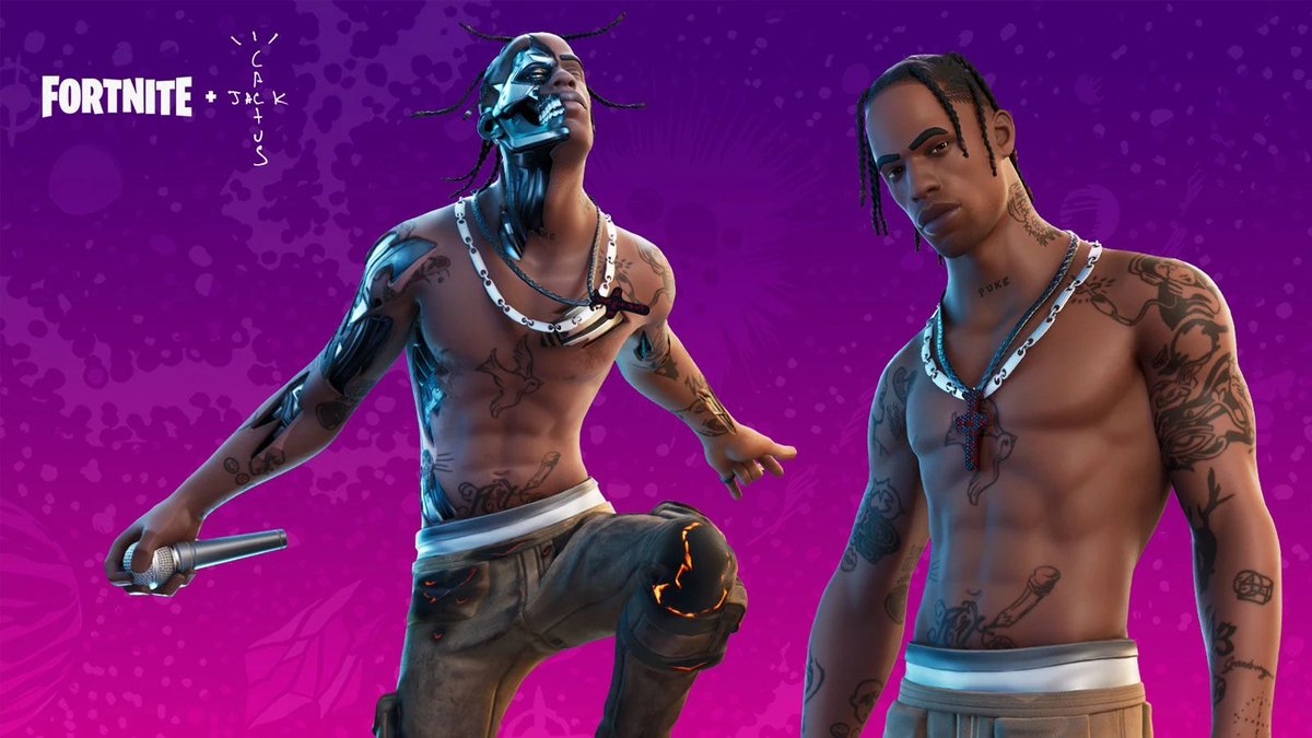 HYPEX's tweet image. Travis Scott makes his FIRST Fortnite appearance after YEARS this week, in the "Oh Shhh" Jam Track with Ice Spice 👀‼️ 

This is a rappers season @FortniteGame, just bring him back already..