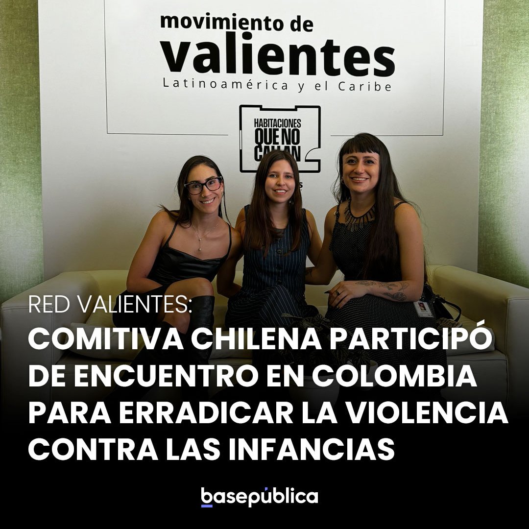 La Mesa de Trabajo Nacional de la Red Valientes representó a Chile en la "1ra Conferencia Ministerial Mundial para poner fin a la Violencia Contra la Niñez". El encuentro se desarrolló en Bogota, Colombia.
Link: bit.ly/3Z3FKlG