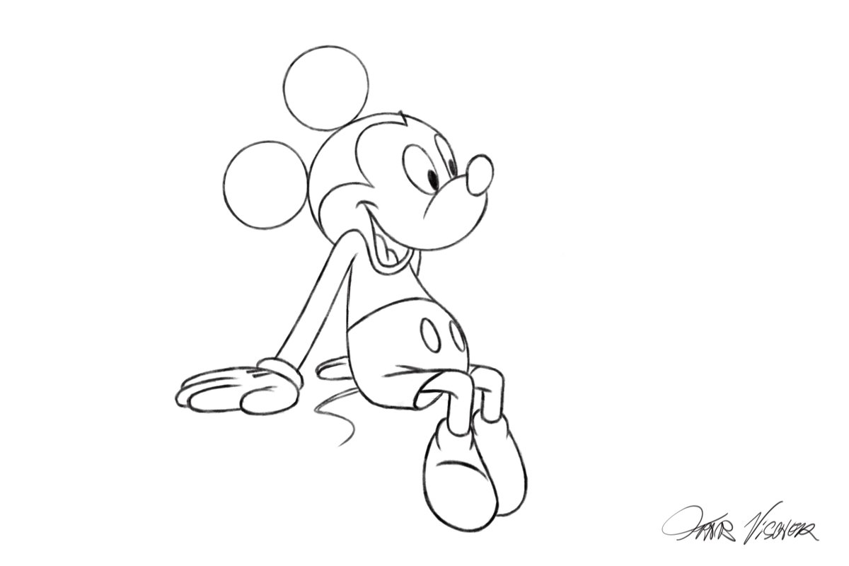 I did these drawings for Disney not in my usual, sketchy style but taking my time to do clean, sharp linework.