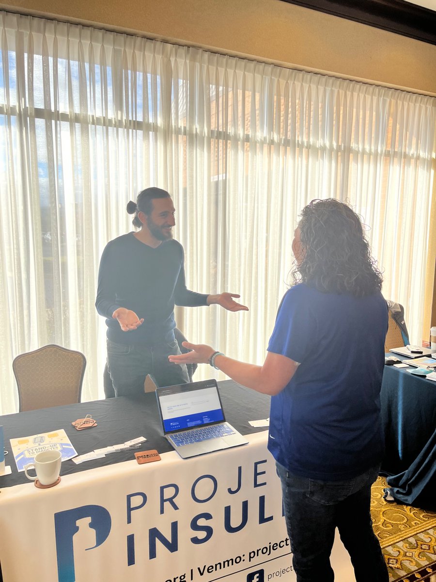 project_insulin's tweet photo. Excited to be tabling at the Crowne Plaza for Rhode Island World Diabetes Day! If you’re here, stop by and say hi and learn about some of the exciting things we are working on, like our Comedy Fundraiser happening in one week!!
#projectinsulin #rhodeisland #worlddiabetesday https://t.co/kjL0u4TAPz