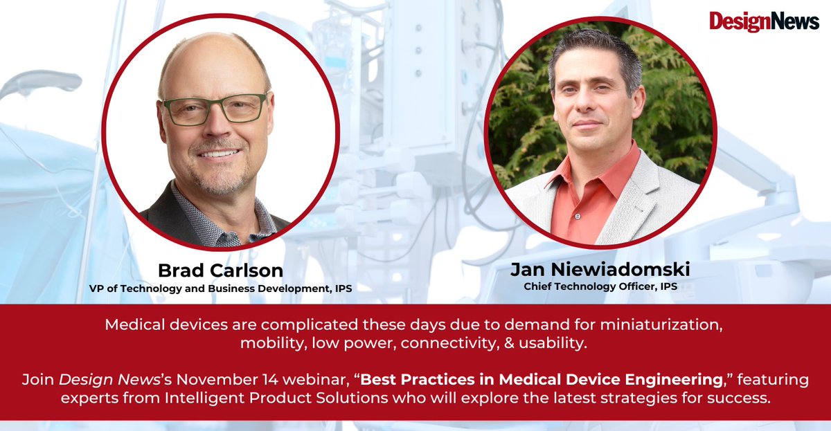 What advances are needed for medical device tech to meet today’s healthcare needs? This #webinar will explore how #medicaldevice design #engineers can utilize the latest tools and technologies to develop life-saving products.

Click here to save your seat! utm.io/uhHBu