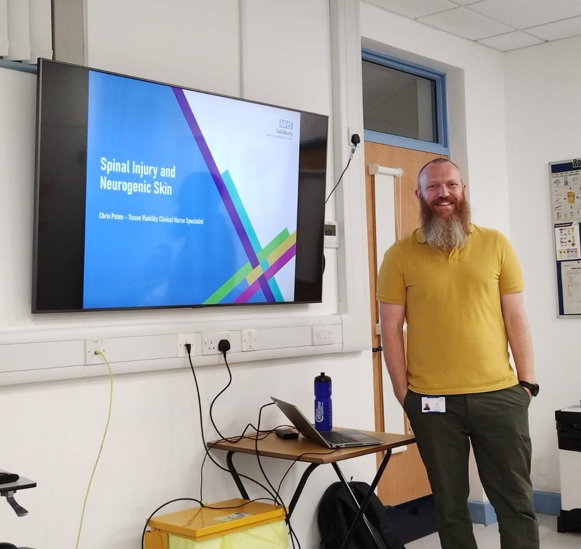 Massive thanks to Chris Paton TVN Specialist who, during his secondment with the SW SCI Network has worked tirelessly to deliver Neurogenic Skin training across the region.  There is no doubt his training will continue to have a positive impact on clinical practice. Thanks Chris!
