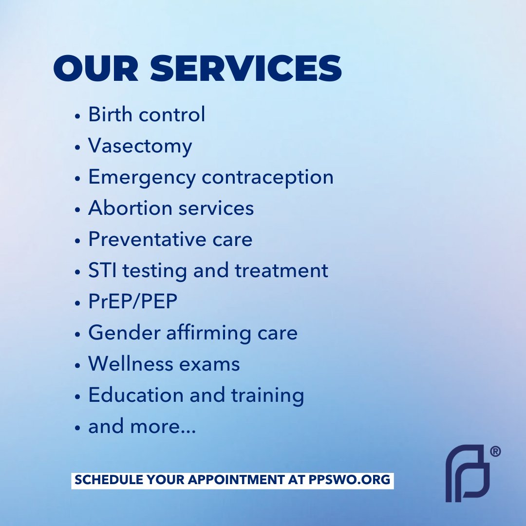 Our doors are open in Southwest Ohio. If you need care, visit ppswo.org or call 1-800-230-7526 to schedule an appointment today.